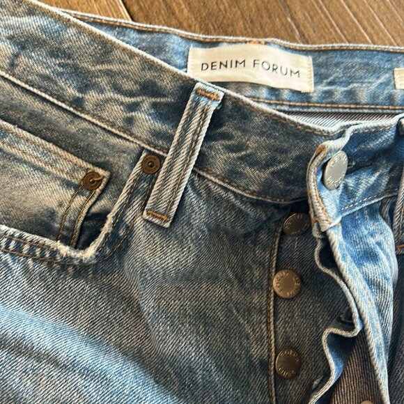 Denim Forum The Joni High Rise Loose Jean Size 26W 29L - Picture 2 of 4